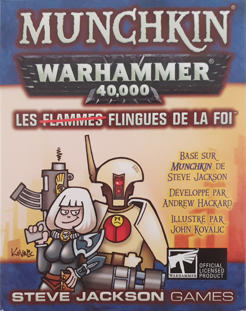 Munchkin Warhammer 40,000 : Les ~~Flammes~~ Flingues de la Foi